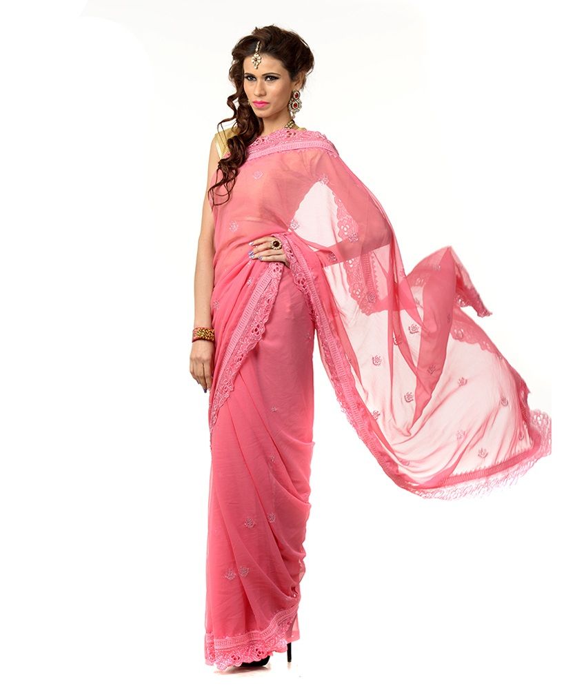 Miraya chiffon sarees Clearance