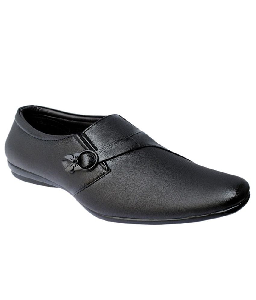 black formal shoes without heels