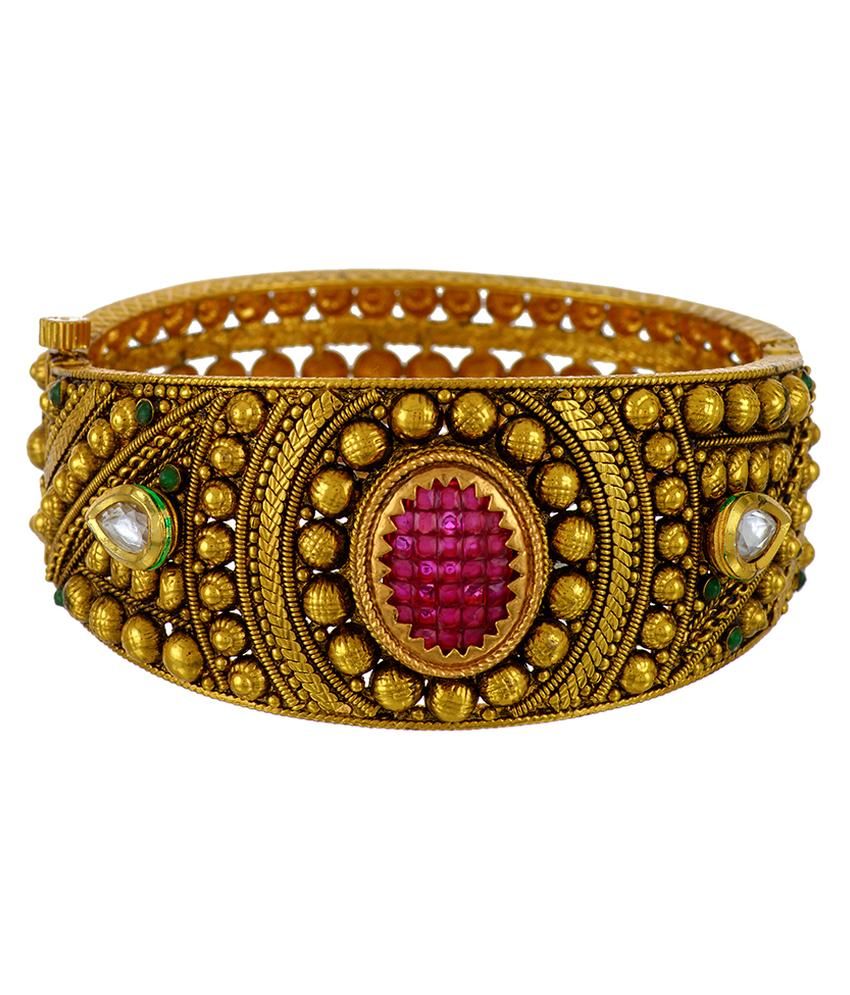 Kushals Fashion Jewellery Multicolour Copper Kada Buy Kushals Fashion