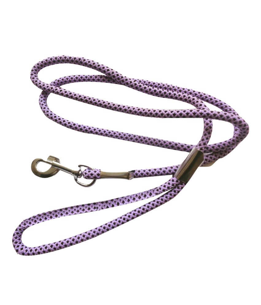     			S R Traders Purple Nylon Pet Collar And Leash Set