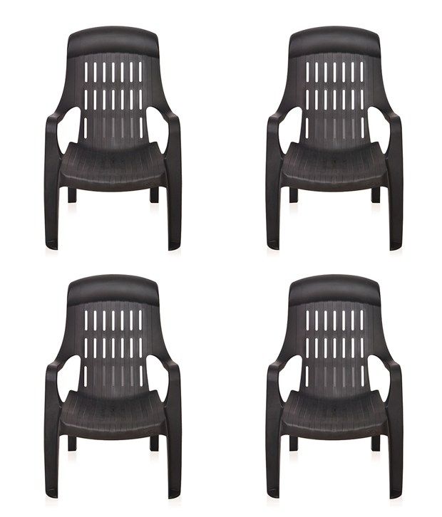 Nilkamal Weekender Outdoor Chair - Set of 4 - Buy Nilkamal Weekender ...