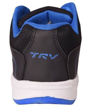 TRV Black Running Shoes - Buy TRV Black 