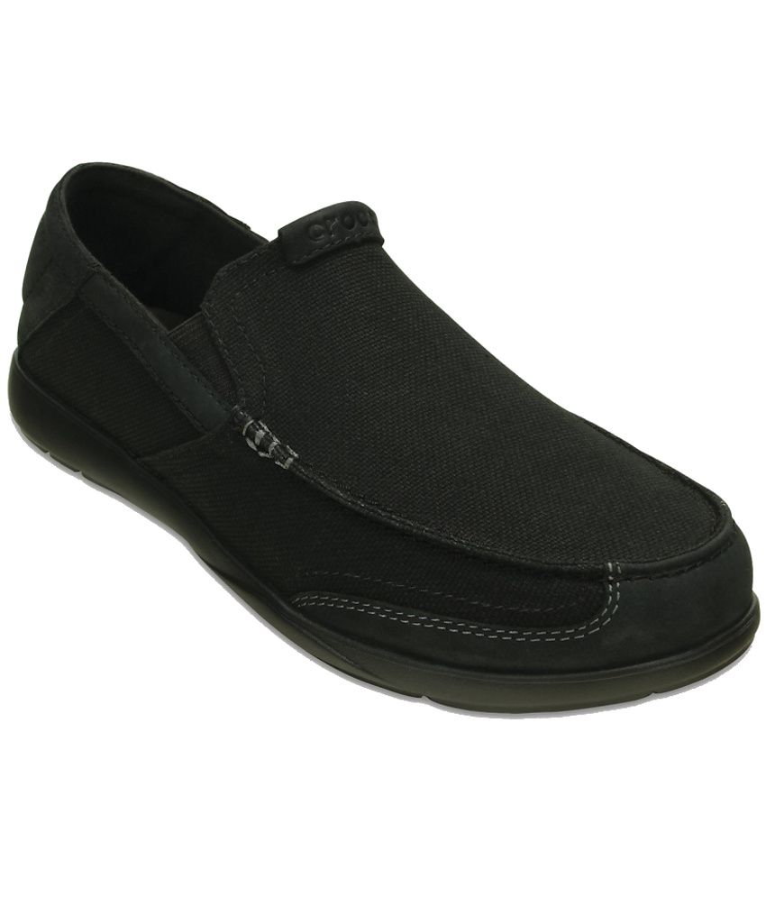 Crocs Black Canvas Shoes Price in India- Buy Crocs Black Canvas Shoes ...