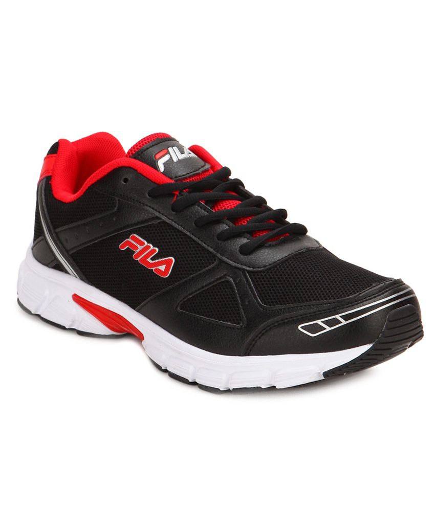 45% OFF on Fila Black Running Shoes Snapdeal | PaisaWapas.com