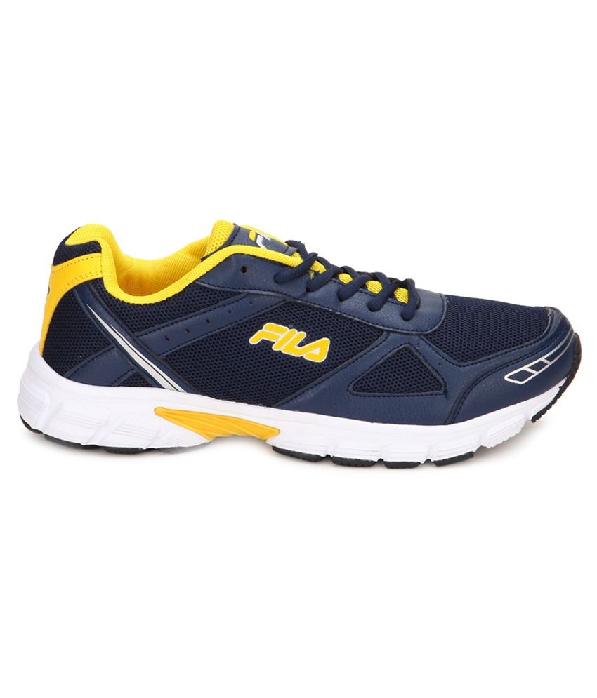 fila running shoes mens blue