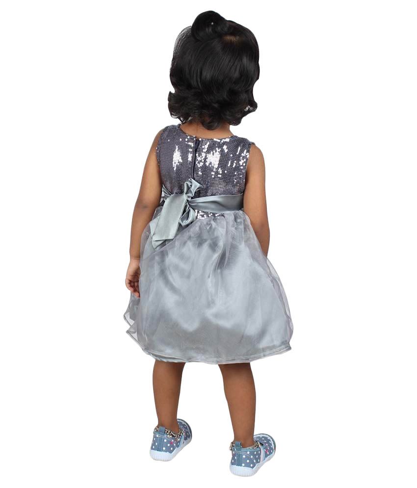 gray colour frock
