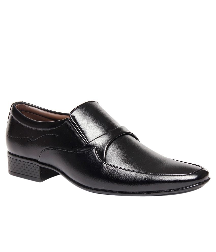 Bacca Bucci Black Formal Shoes Price in India- Buy Bacca Bucci Black ...