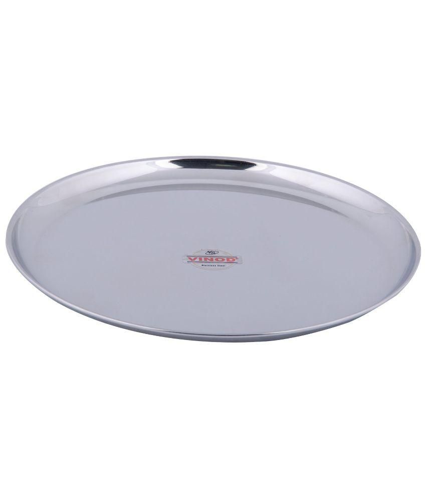 Vinod Stainless Steel Plate Set of 6 Buy Online at Best Price in