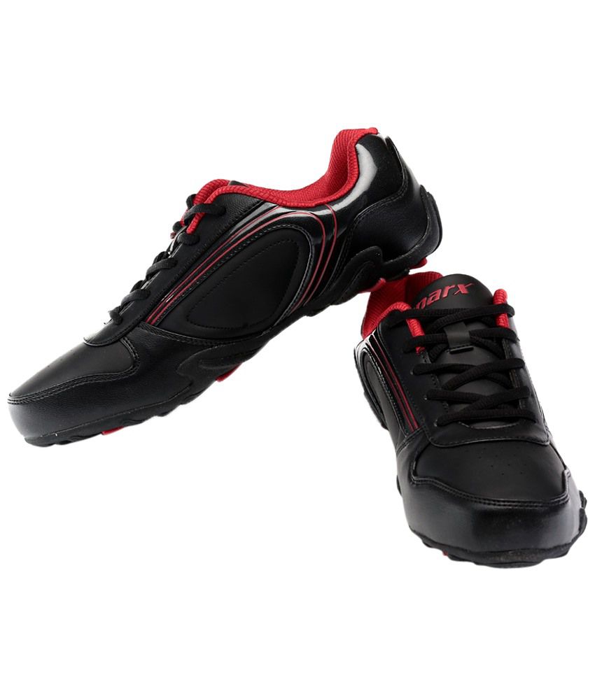 Sparx Black Lace Up Cricket Sports Shoes - Buy Sparx Black Lace Up ...