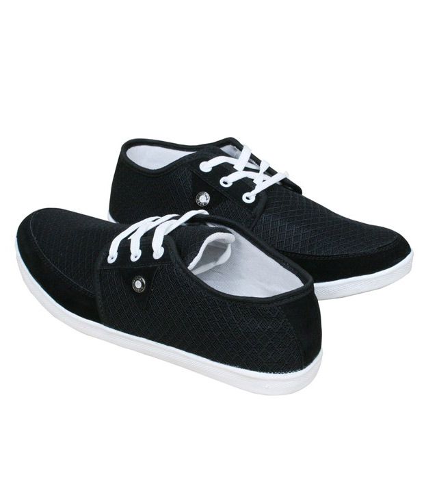 Sukun Black Sneaker Shoes - Buy Sukun Black Sneaker Shoes Online at ...