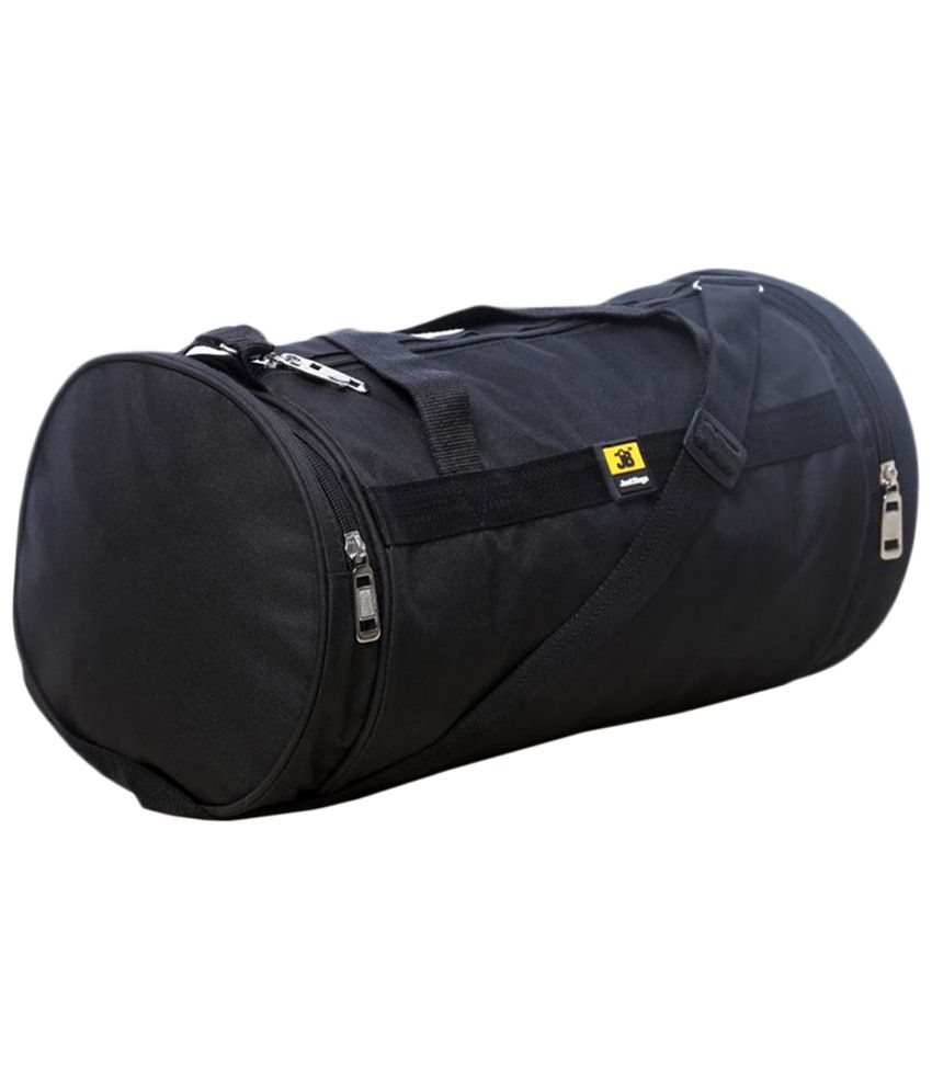 Just Black Polyester gear Gym Bag Buy Just Black Polyester gear Gym
