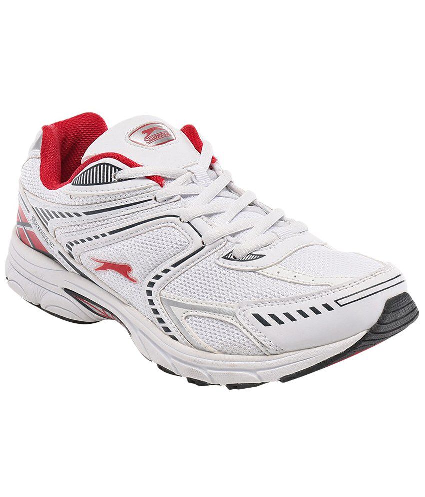 Buy Slazenger Mens Grey Lace-up Running Shoes Online @ ₹999 from ShopClues