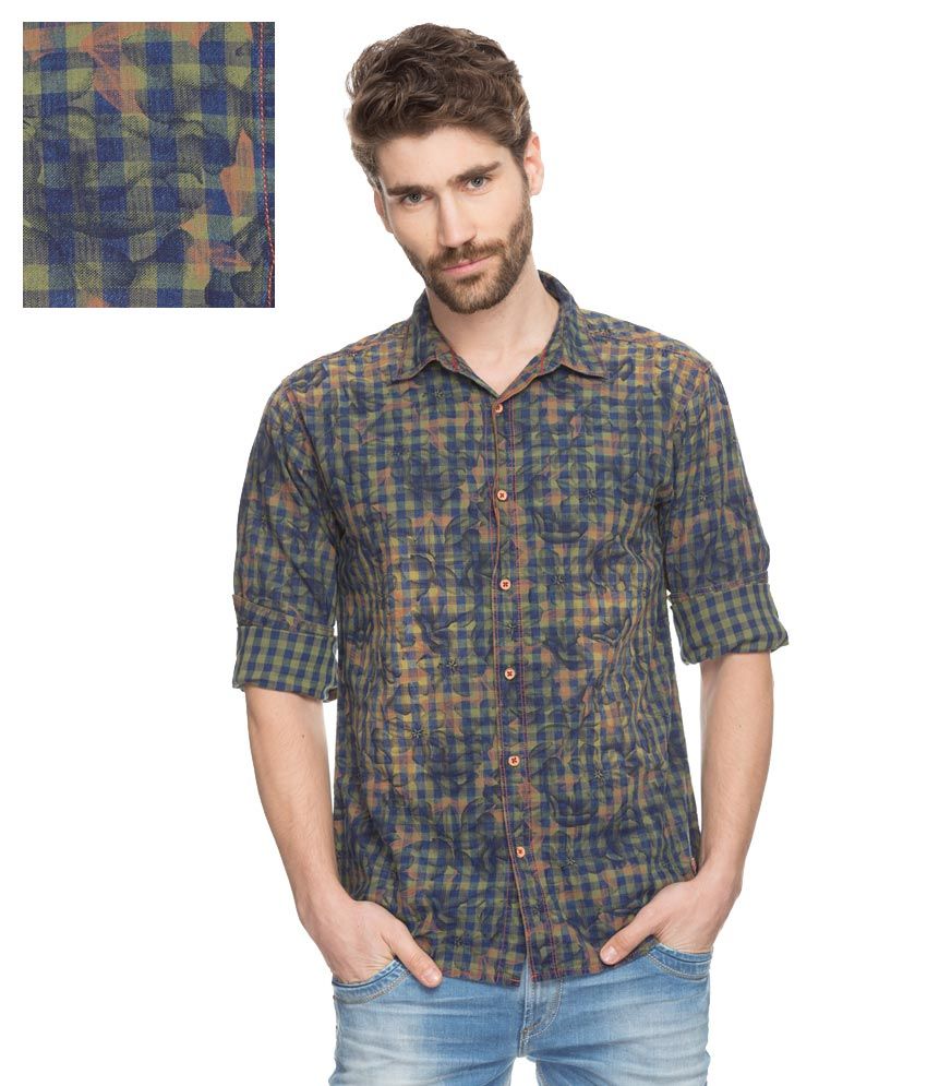 buy checked shirt