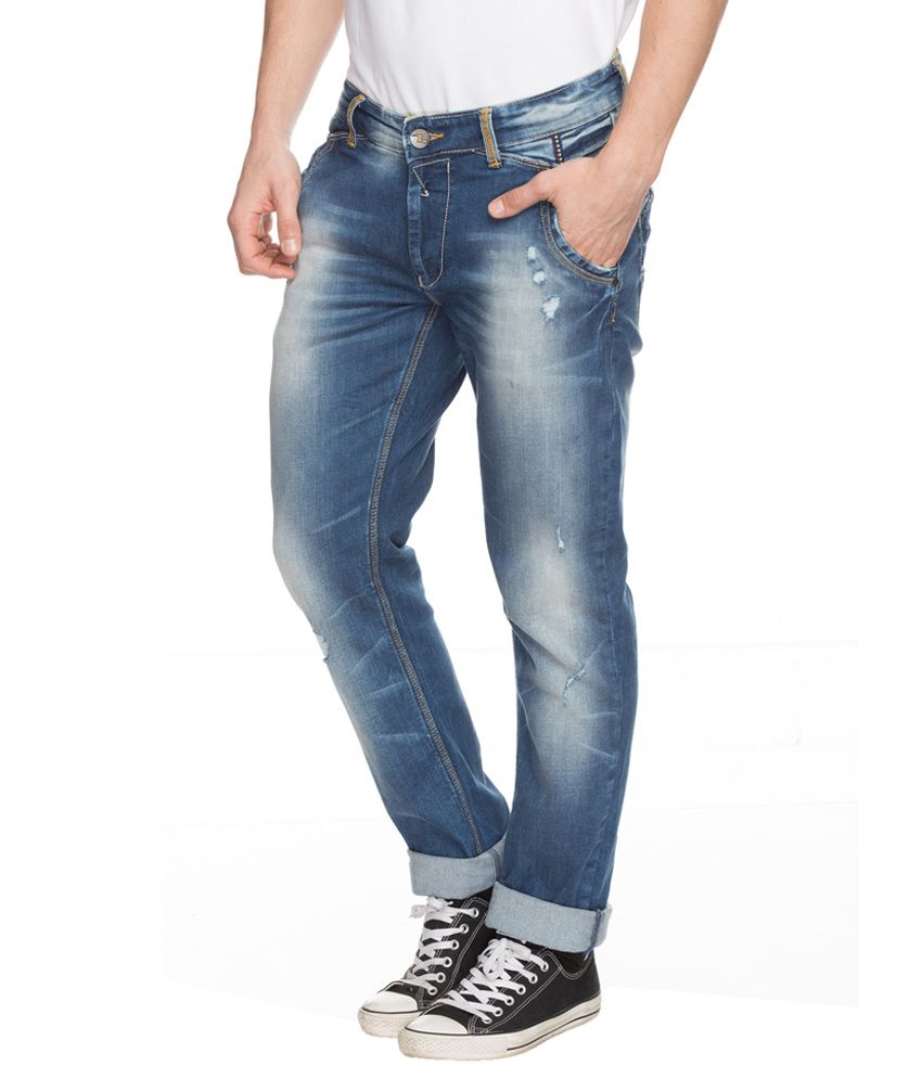 spykar slim men blue jeans