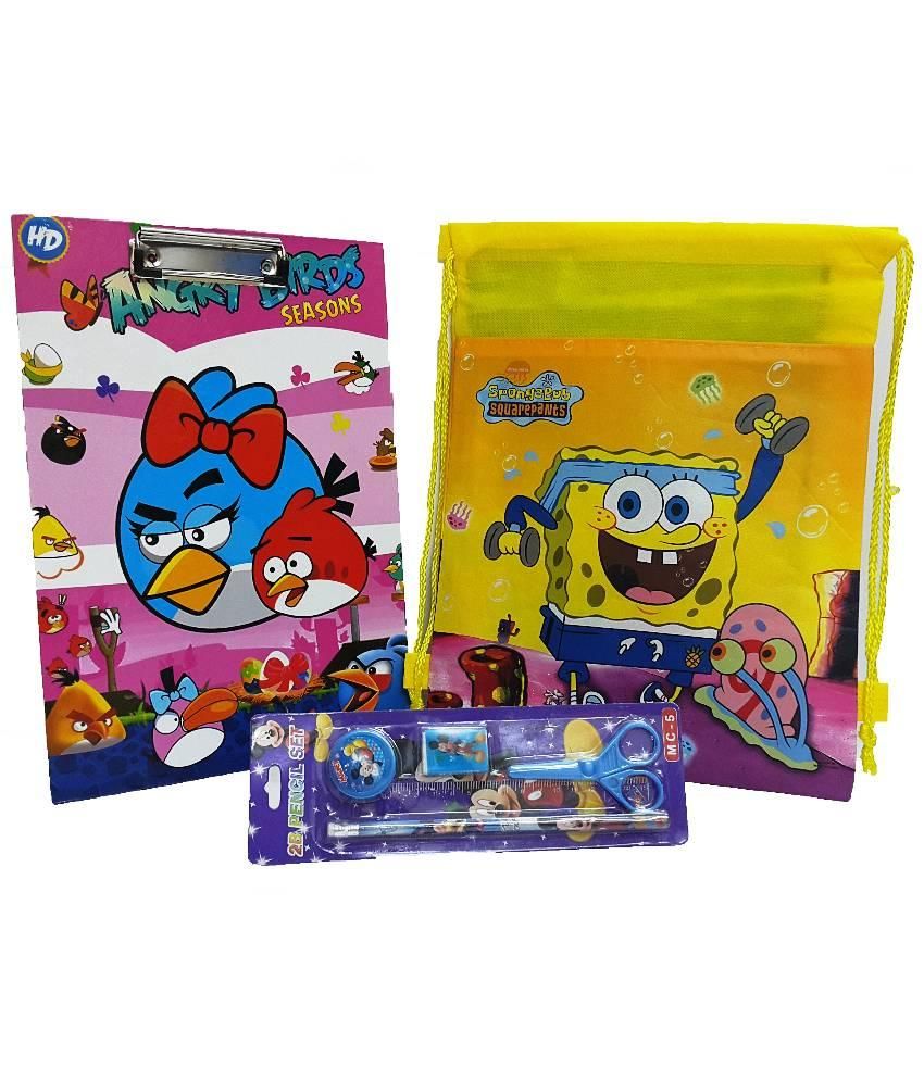 Tasni Spongebob Yellow Stationery Set 5pc Buy Online at Best Price in