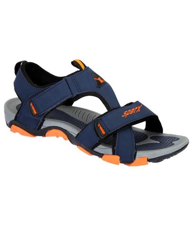 sparx navy blue sandals