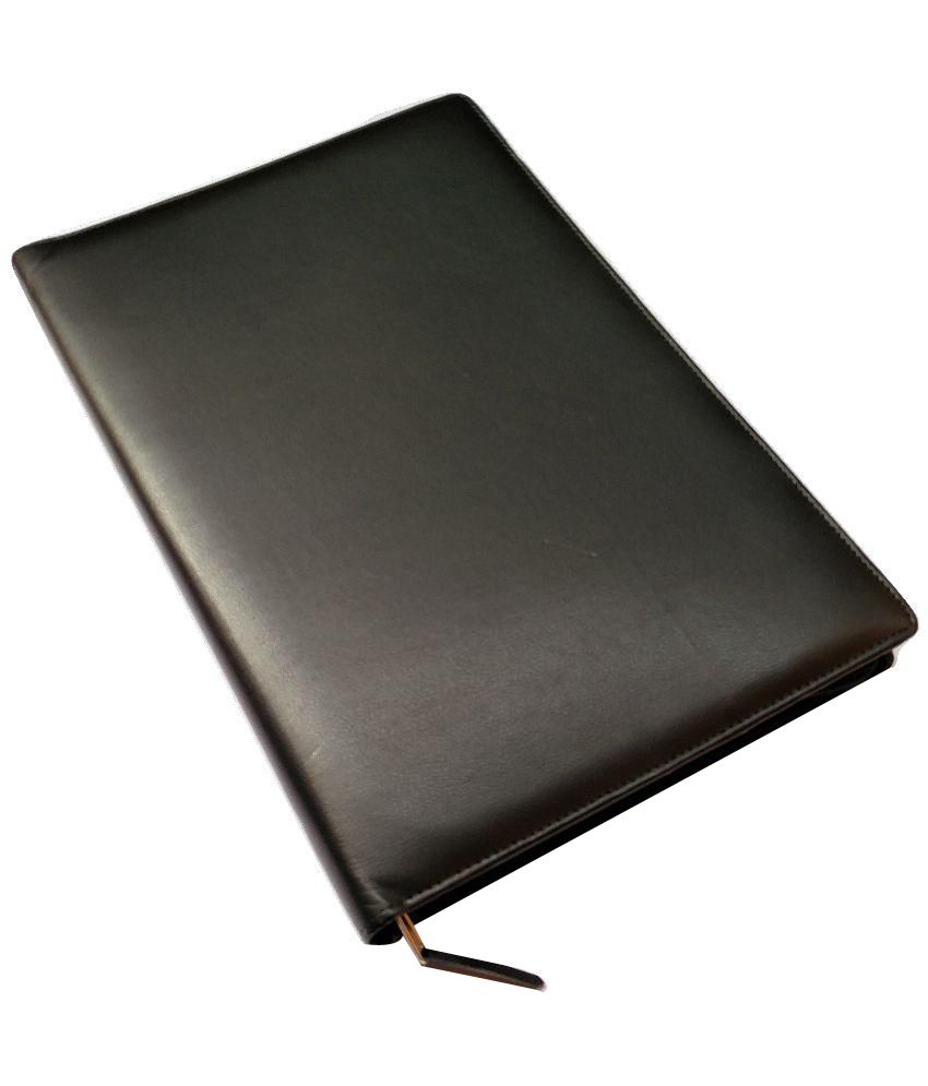 Planfix Black Leather Document Folder: Buy Online at Best Price in ...