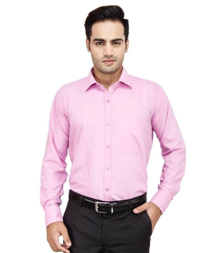 mens pink formal shirts uk