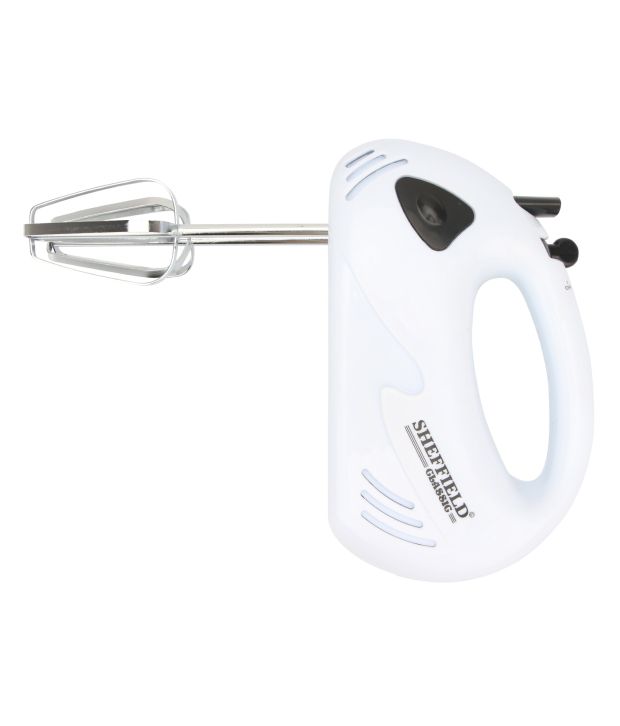 Sheffield Classic Electric Hand Mixer Hand Blenders White