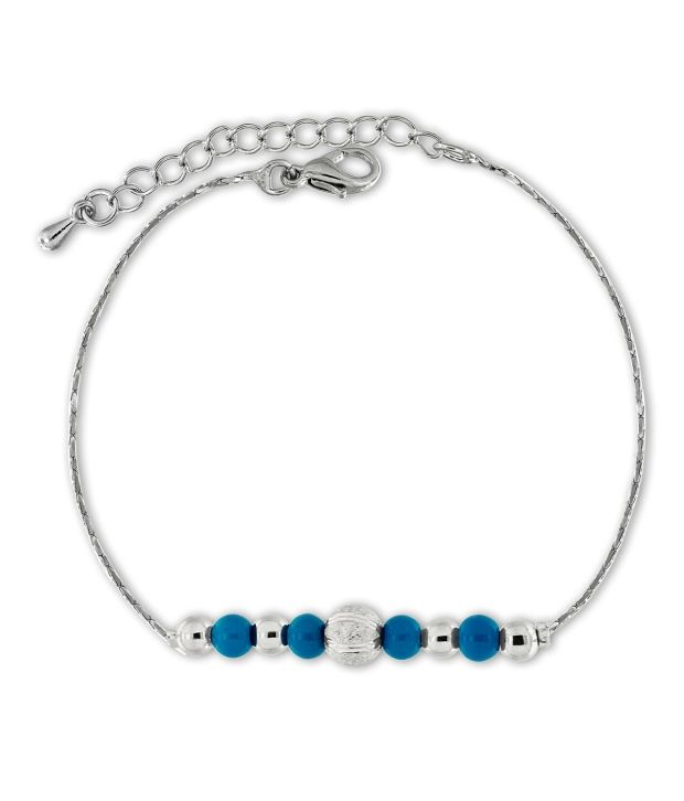     			Spargz Intertwine Beaded Anklet