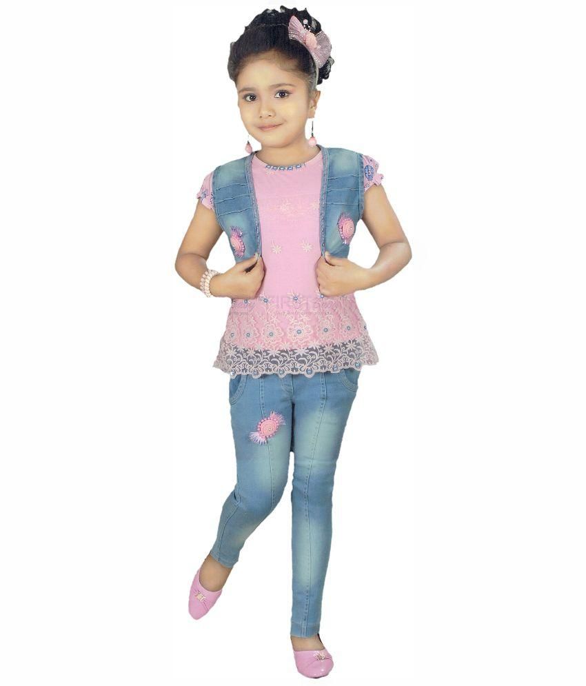 jeans top for girl snapdeal