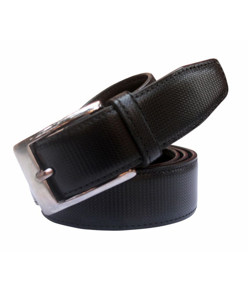 Winsome Deal Black Formal Non Leather Belt for Men: Buy Online at Low ...