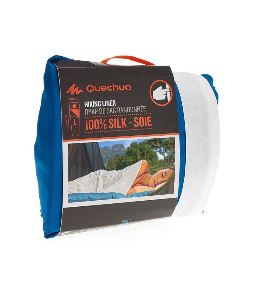 quechua silk sleeping bag liner