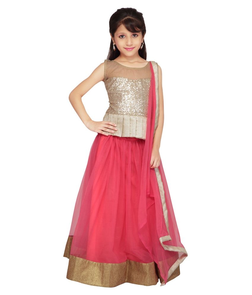 pink lehenga snapdeal