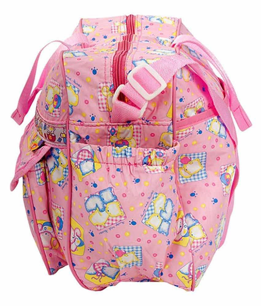 Mee Mee Multifunctional Diaper Bag_Pink