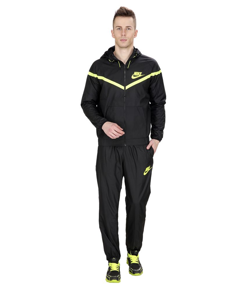 Nike Black Tracksuits available at SnapDeal for Rs.2695