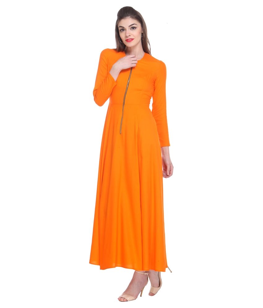 long sleeve rayon maxi dress