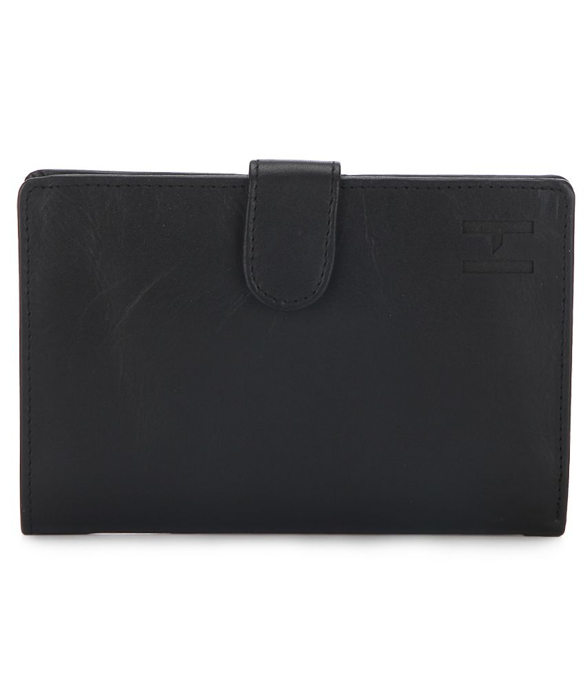 Hidesign 254 PH Black Leather Leather Passport Travel Wallet Buy