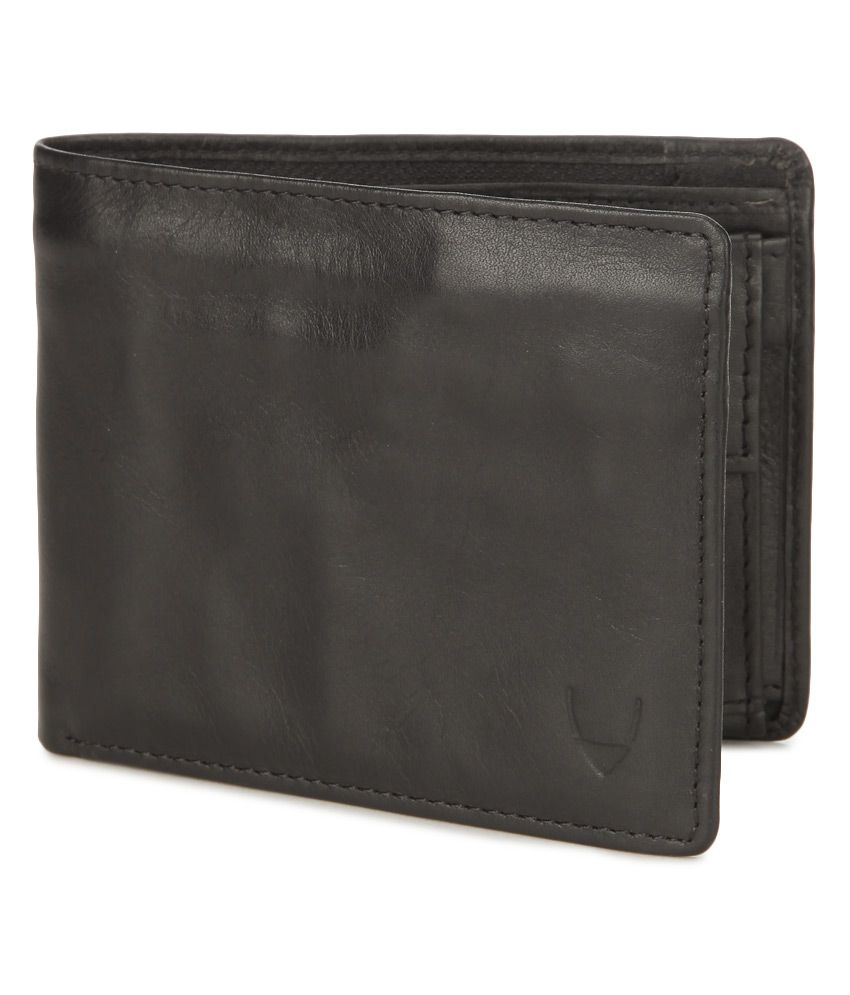 Hidesign L106 Black Leather Men's Bifold Wallet: Buy Online at Low ...