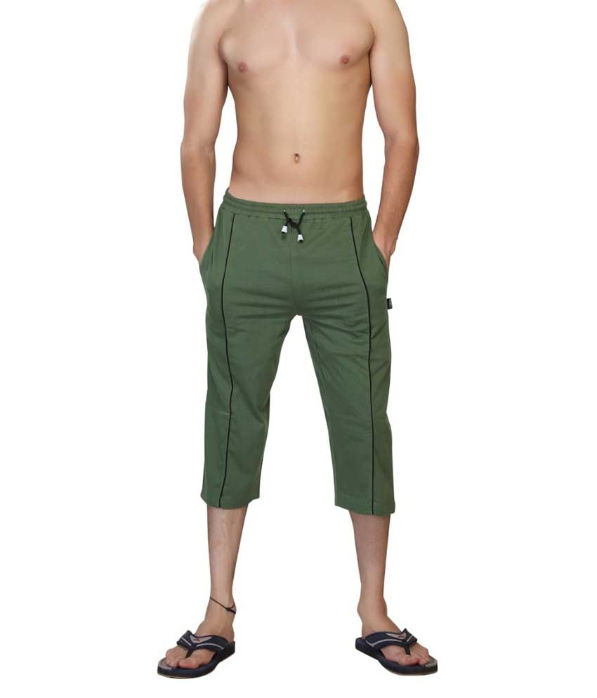 olive green capri jeans
