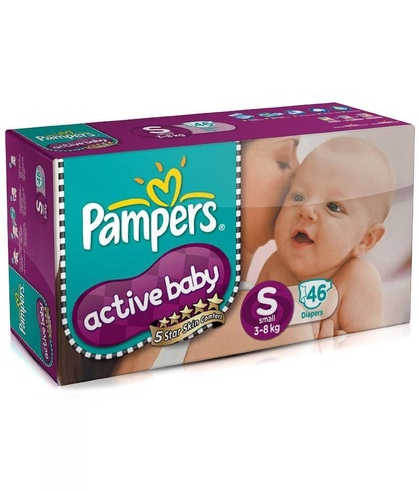 pampers active small