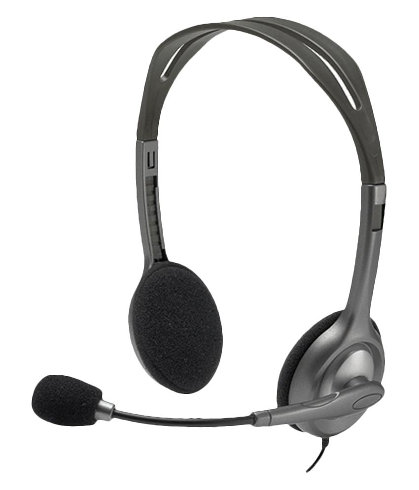     			Logitech h111 On Ear Headset with Mic Black