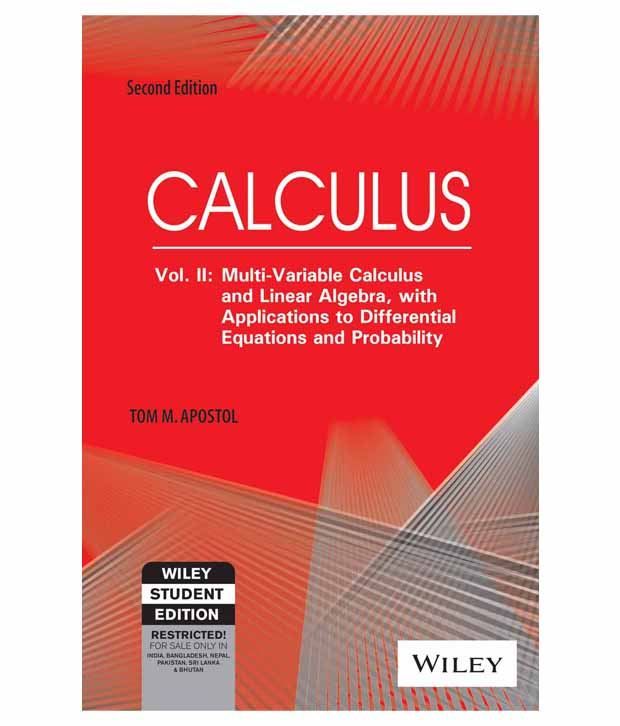 Calculus (Volume - 2) Paperback (English) 2nd Edition: Buy Calculus