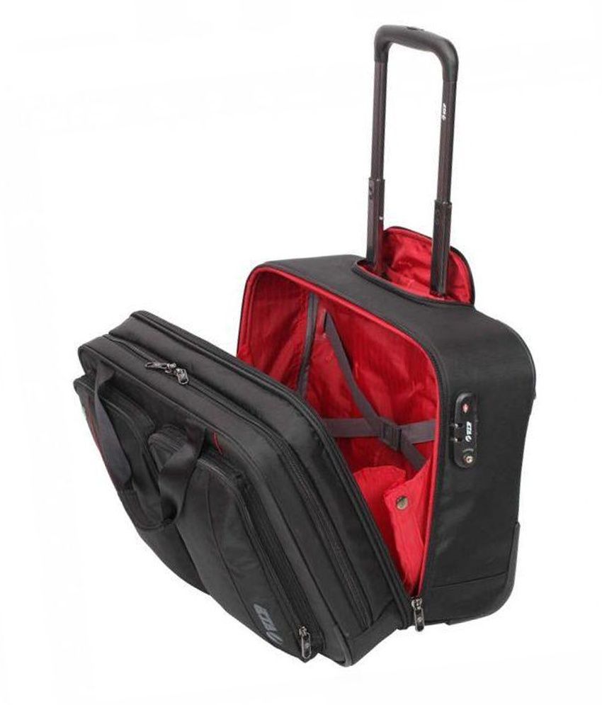 VIP Black Polyester 2 Wheels Travel Bag Buy VIP Black Polyester 2