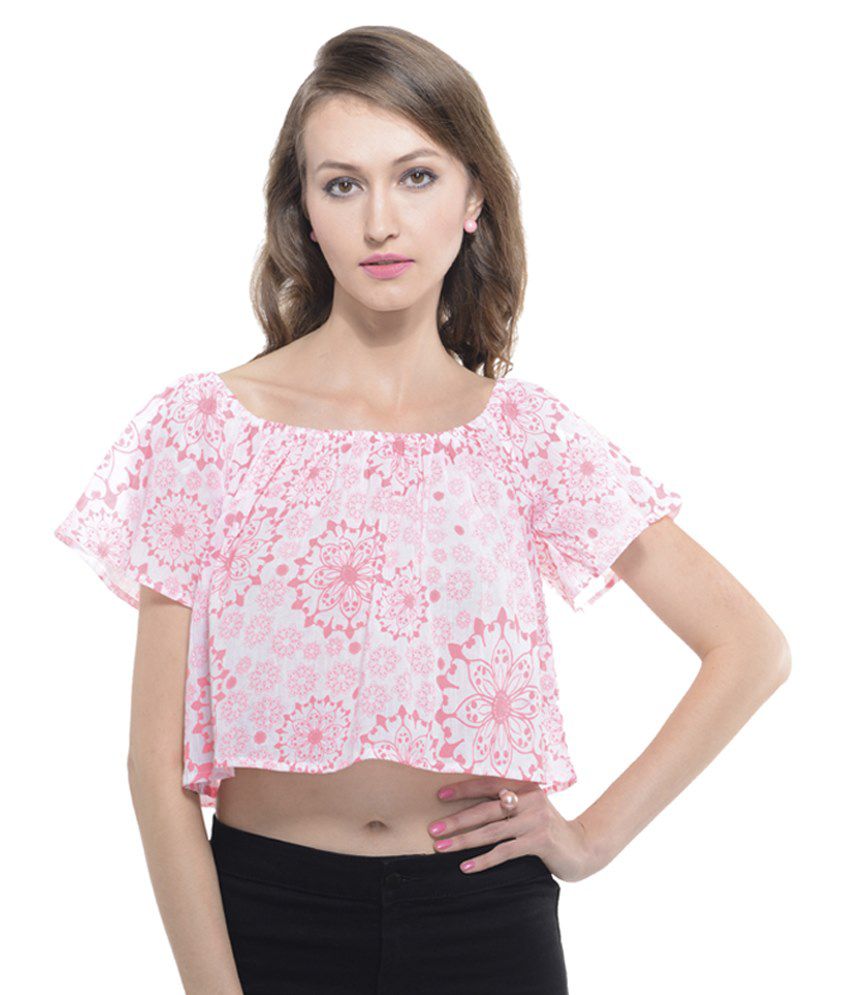 A Luv Ya Pink Cotton Crop Top Buy A Luv Ya Pink Cotton Crop Top Online At Best Prices In India