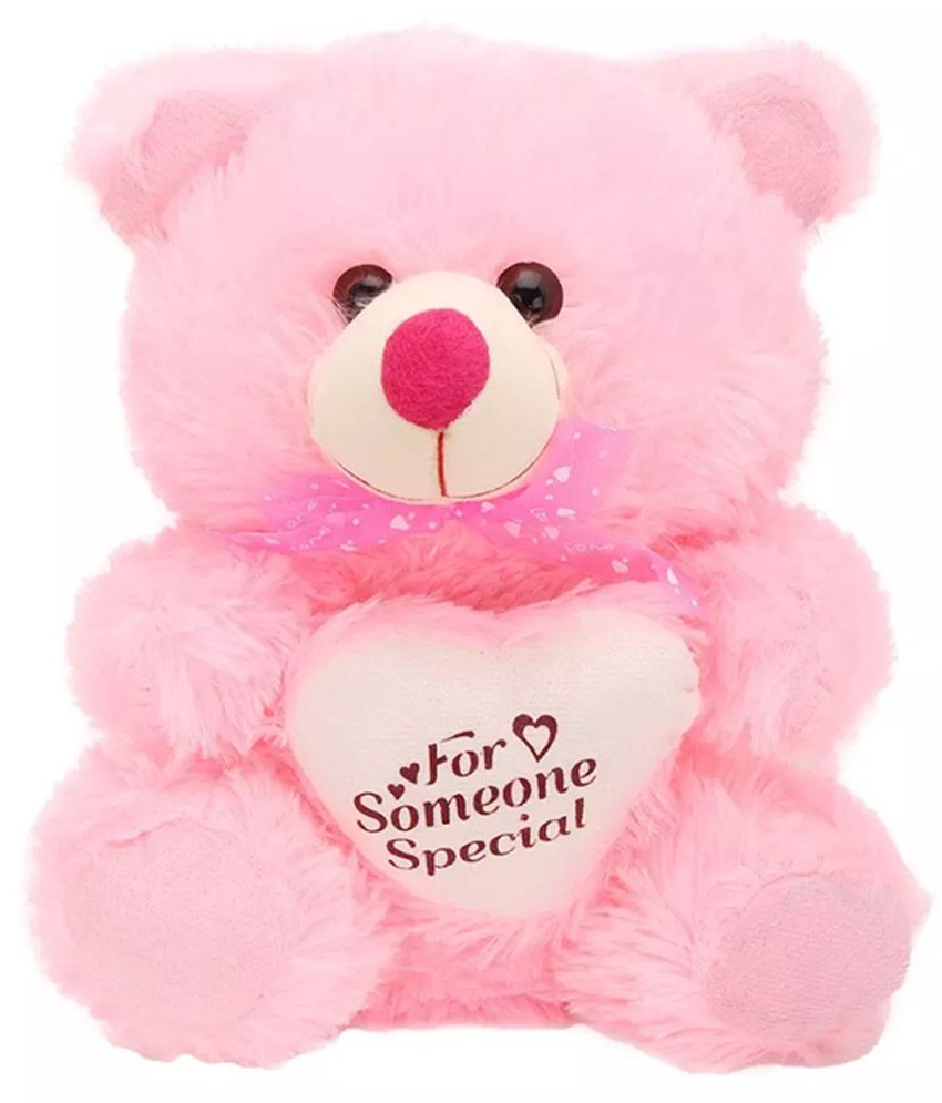 pink knitted teddy bear