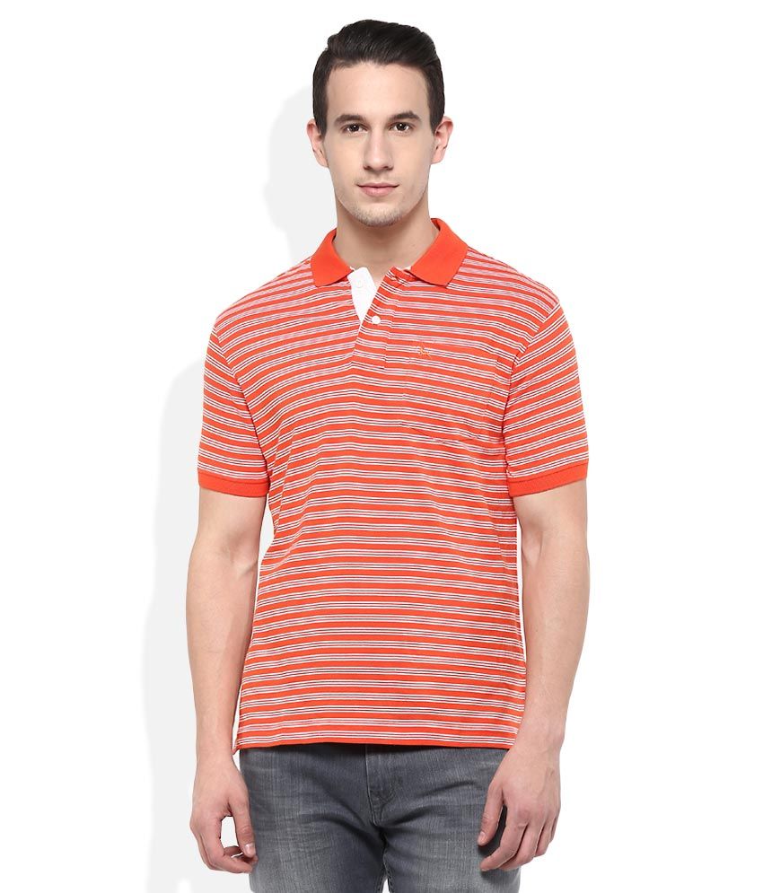 orange stripe tshirt