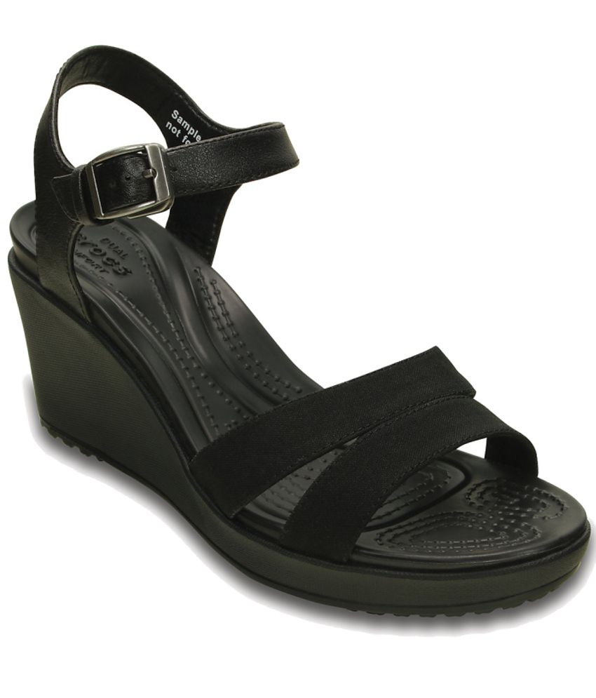 Crocs Black Heeled Slip-on & Pump Standard Fit Price in India- Buy ...