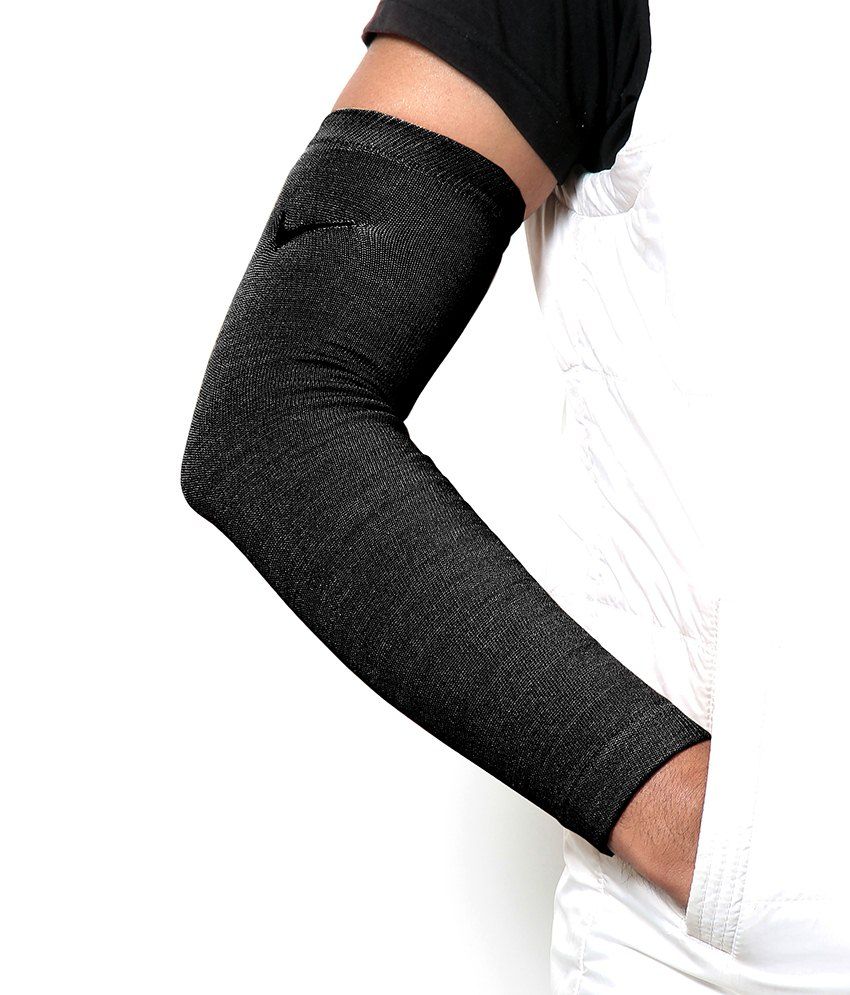 R.J.Von Black Arm Sleeves For Bikers Set Of 2 Buy R.J.Von Black Arm