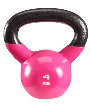 DOMYOS Pink Kettlebell - 4 Kg By 