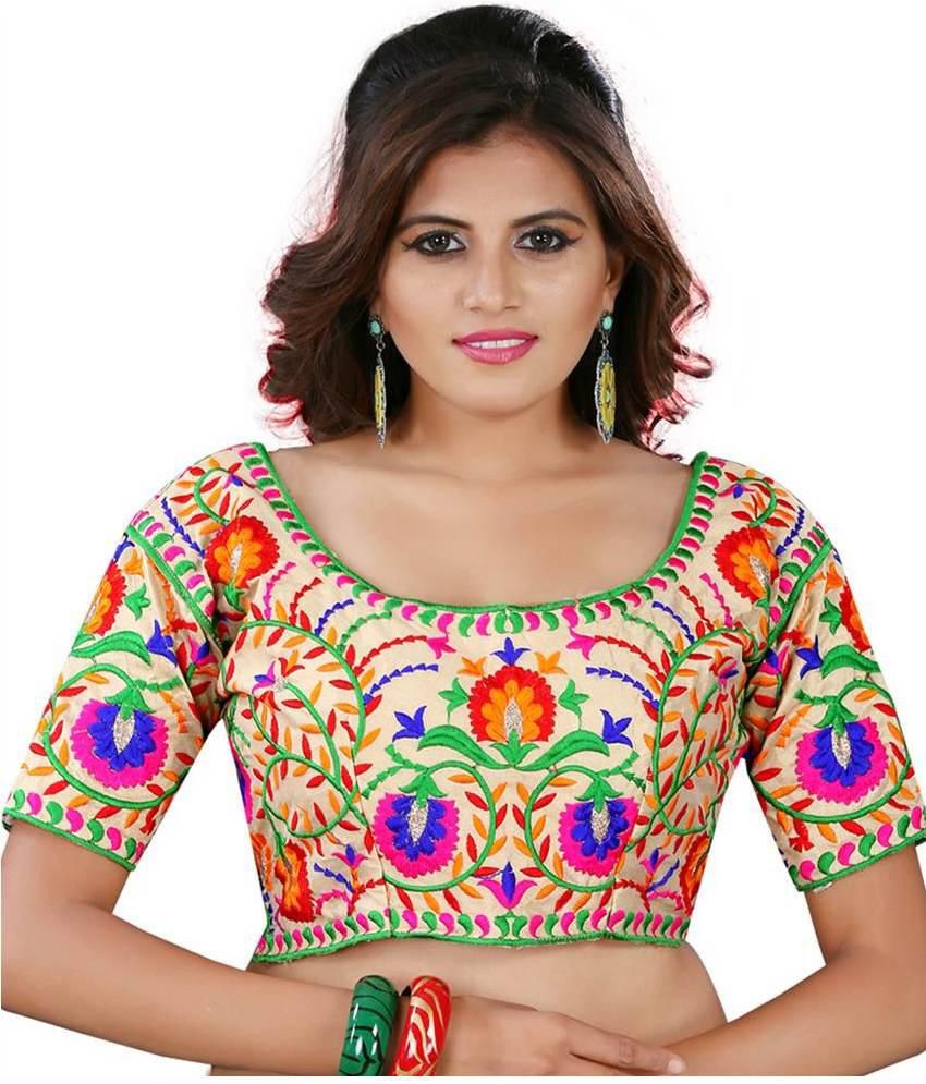 Aarohi Enterprise Multi Color Cotton Blouses - Buy Aarohi Enterprise Multi Color Cotton Blouses Online at Low Price - Snapdeal.com