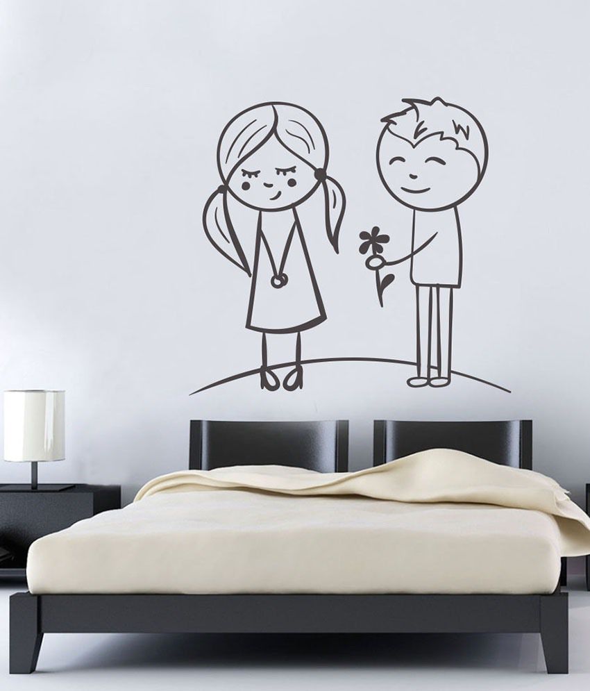 Impression Wall Cute Love Wall Sticker Buy Impression Wall Cute Love Wall Sticker Online At Best Prices In India On Snapdeal