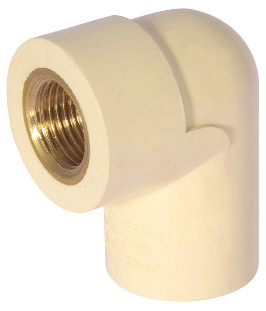 Buy Nandi Pipes CPVC Fitting Pipe Brass Elbow Pack Of 10 Online at Low