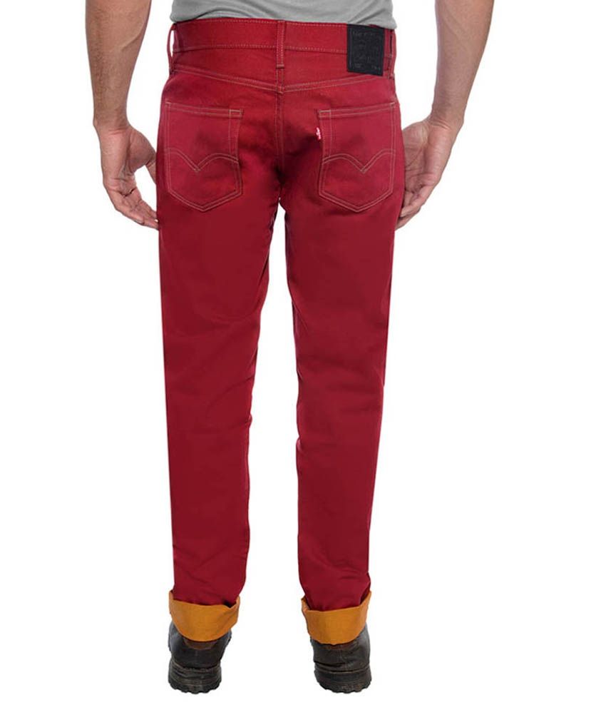 Levis Men Red Jeans 511 - Buy Levis Men Red Jeans 511 Online at Best ...