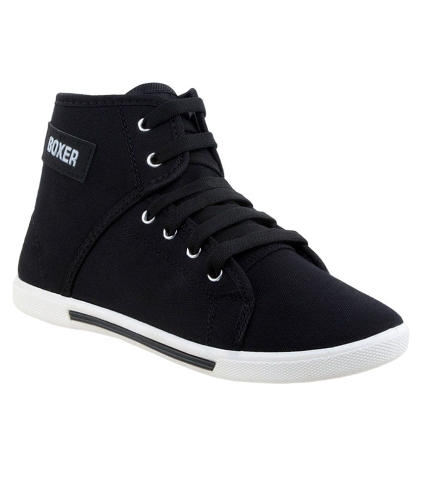 Clymb Black Canvas Shoes - Buy Clymb Black Canvas Shoes Online at Best ...
