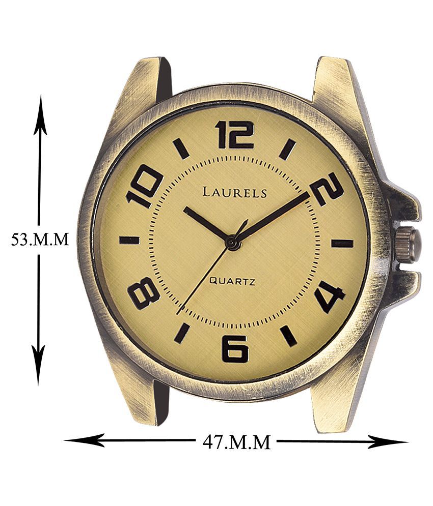 Laurels Green Leather Wrist Watch For Men - Buy Laurels ...